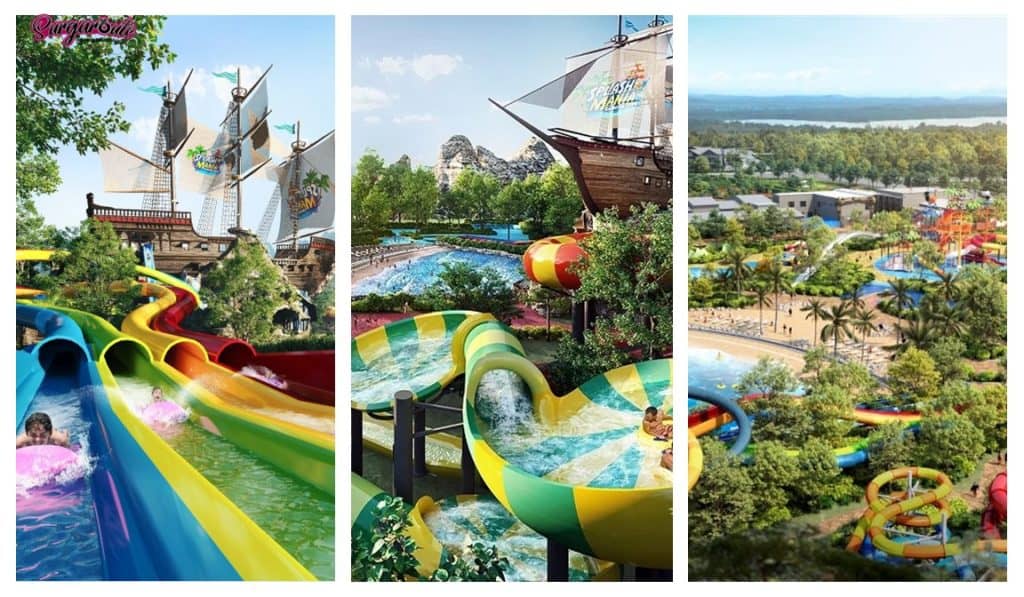 Splashmania SplashMania Waterpark di Gamuda Cove Bakal Dibuka 2023 ! - the Halal ...