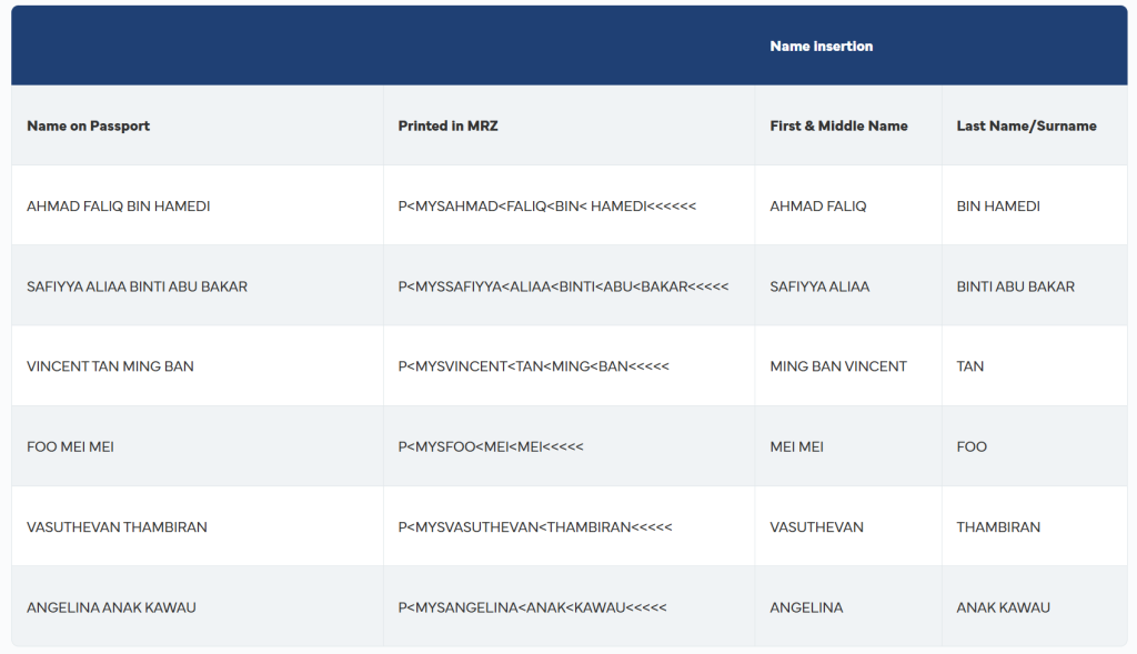 malaysia airlines name system